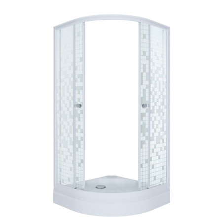 Душевой уголок Тритон "Мозаика", низкий поддон 1000x1000x2050