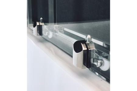 Душевая кабина RB 150ALP-T-CH с парогенератором (прозрачное) правая 150x100x225 профиль хром 