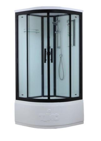 Душевая кабина Timo Standart T-6600 Black 100*100*220
