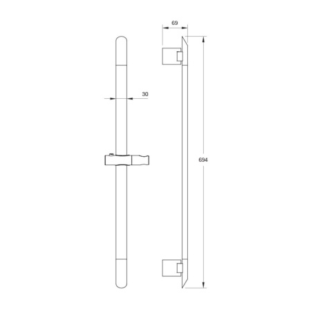 Стойка для душа, Mirro, IDDIS, MIR6940i17
