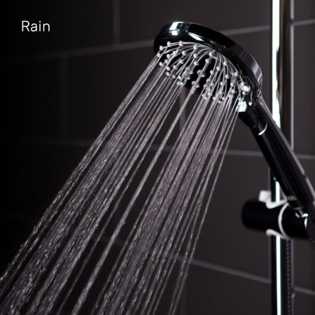 Душевой гарнитур с верхней лейкой, хром, Ray, IDDIS, RAYSB3Fi76