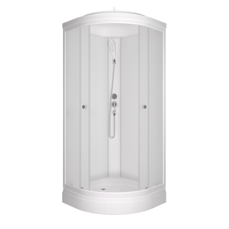 Душевая Кабина Вельвет 80*80 А полукруг низкий поддон 