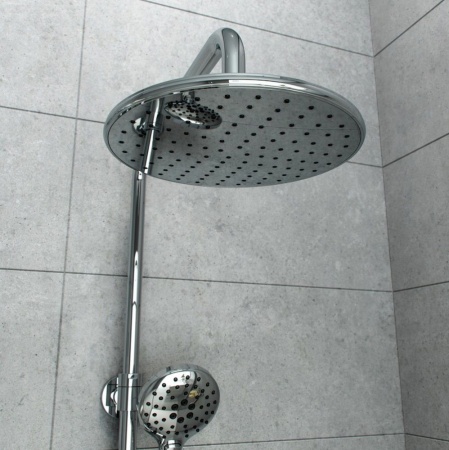 Душевой гарнитур с верхней лейкой, хром, Ray, IDDIS, RAYSB3Fi76