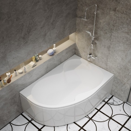 Акриловая ванна Тритон Мари 170х110х61, левая