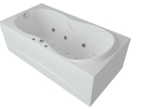 Акриловая ванна Aquatek Мартиника 180х80 полный комплект с экраном 