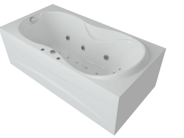 Акриловая ванна Aquatek Мартиника 180х80 полный комплект с экраном 