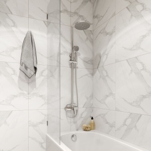 Смеситель для душа с верхней лейкой, Simp, Milardo, SIMSB1FM89