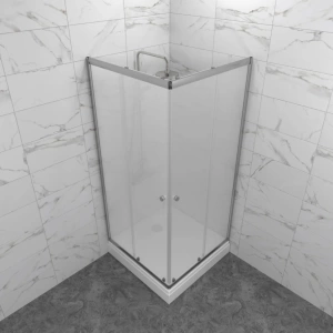 Душевое ограждение Triton Вента-Хром Вельвет 80*80*202 с поддоном