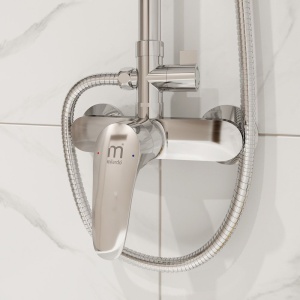 Смеситель для душа с верхней лейкой, Simp, Milardo, SIMSB1FM89