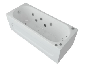 Акриловая ванна Aquatek Оберон 160х70 слив слева полный комплект с экраном