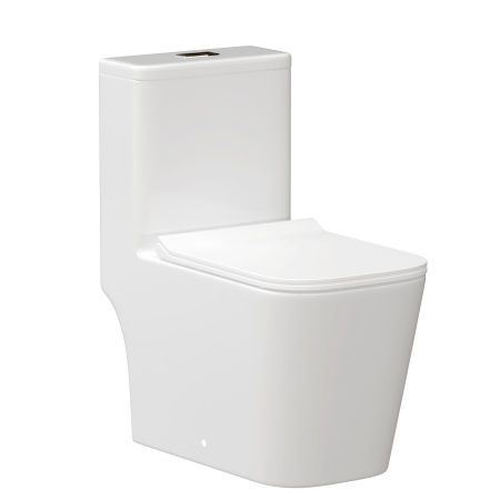 Унитаз напольный моноблок Triton-Pro MONO MO-8706, сиденье, фурнитура в наличии