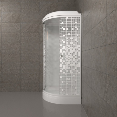 Душевая Кабина Тритон  Мозаика 90*90 А  ДН4 низкий поддон 