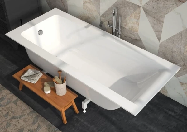 Ванна из искусственного камня Эстет Дельта Slim 160А 160х70 с возможностью изменения размера (комплект)