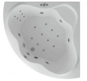 Акриловая ванна Aquatek Галатея 135х135 полный комплект с экраном 