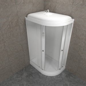 Душевая кабина Triton Коралл Лайт А 120х80  левая низкий поддон 