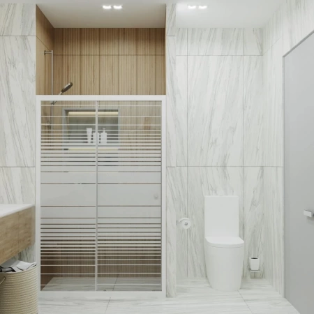 Душевая дверь в нишу Triton Слайд (полосы) 120*185 L/R без поддона