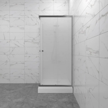 Душевое ограждение Triton Вента-Хром Вельвет 80*80*202 с поддоном