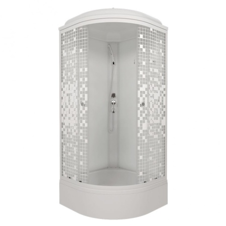 Душевая Кабина Тритон  Мозаика 90*90 В  ДН4 средний поддон 