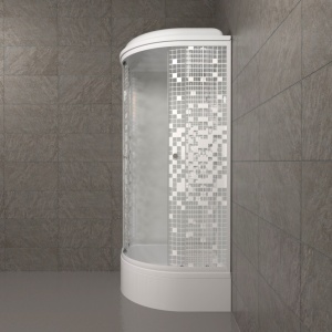 Душевая Кабина Тритон  Мозаика 90*90 В  ДН4 средний поддон 