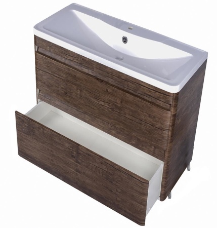 Комплект мебели Style Line Атлантика 90 напольный старое дерево