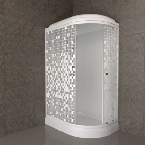 Душевая Кабина Тритон  Коралл 120*80 А Левая низкий поддон 