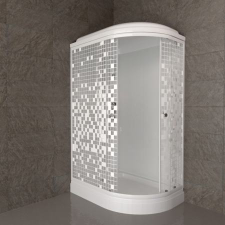 Душевая Кабина Тритон  Коралл 120*80 А Левая низкий поддон 