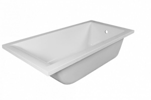 Ванна из искусственного камня Эстет Дельта 160А 160х70 с возможностью изменения размера (комплект) с подставкой и сливом