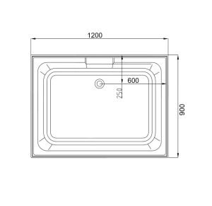 Душевая кабина Deto V1245 120х90х220