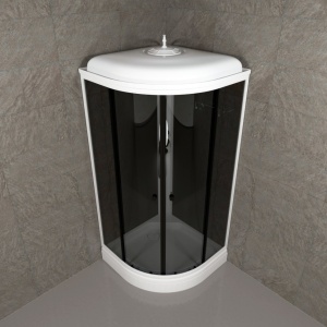 Душевая Кабина Грэй-Блэк 90*90 А (ПД31