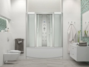 Душевая кабина Erlit ER4517TP-C3-RUS 170х80х215 матовое стекло