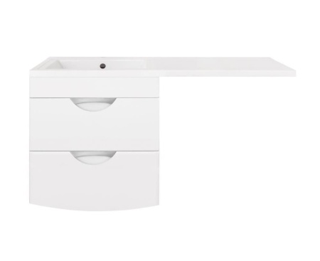 Тумба с раковиной Style Line Жасмин-2 120 L Люкс подвесная под стиральную машину