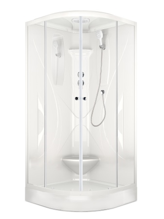 Душевая кабина Domani-Spa Elegance V1.2 90х90 матовые стекла