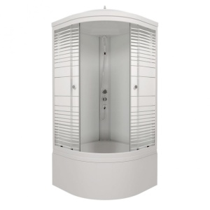 Душевая Кабина Тритон  Полосы 90*90 Б ДН4 высокий поддон 