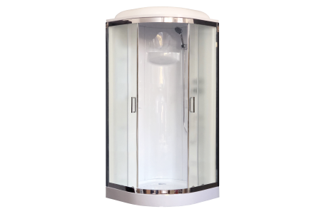 Душевая кабина RB 90HK1-M-CH (матовое) 90x90x217 профиль хром 