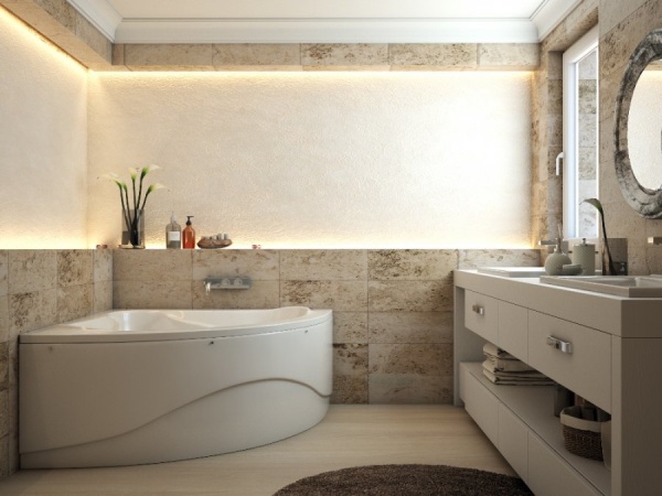 Ванна из искусственного камня Эстет Аврора 140х140