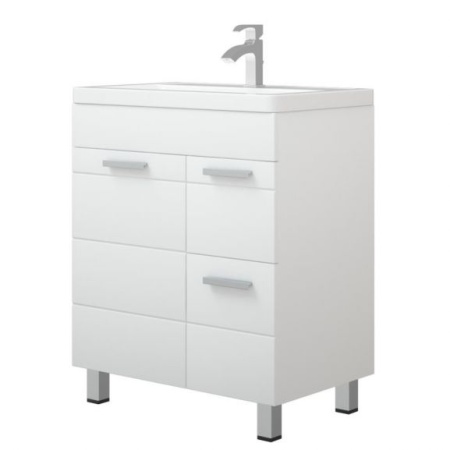 Тумба с раковиной Corozo Денвер 60 Z2 белый глянец в наличии
