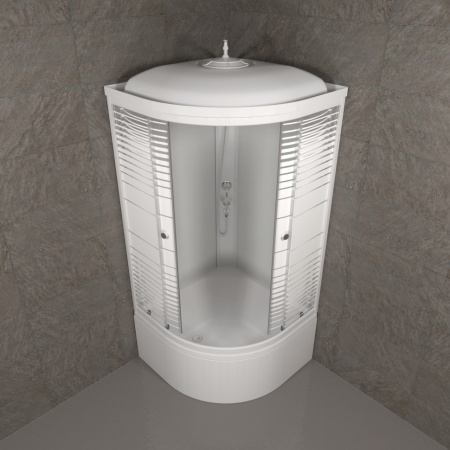 Душевая Кабина Тритон  Полосы 90*90 Б ДН4 высокий поддон 