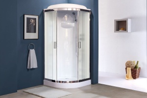 Душевая кабина RB 90HK1-M-CH (матовое) 90x90x217 профиль хром 