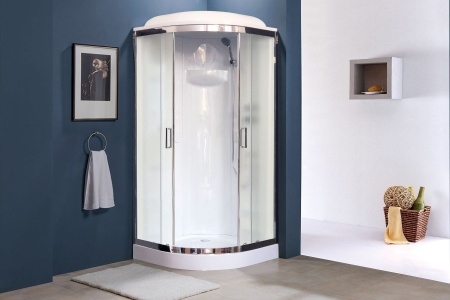 Душевая кабина RB 90HK1-M-CH (матовое) 90x90x217 профиль хром 