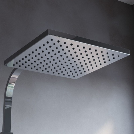 Душевой гарнитур с верхней лейкой, хром, Bild, IDDIS, BIL1FSBi76