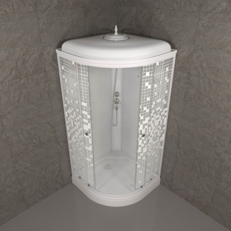 Душевая Кабина Тритон  Мозаика 90*90 А  ДН4 низкий поддон 