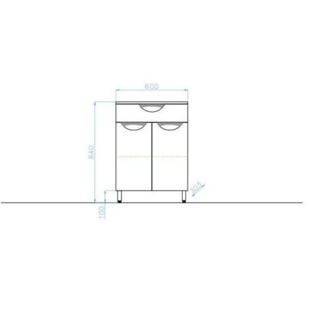 Комод Style Line Жасмин 60