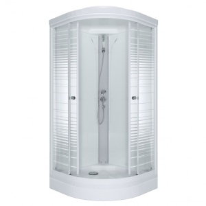 Душевая Кабина Тритон  Полосы 100*100 А  ДН4 низкий поддон