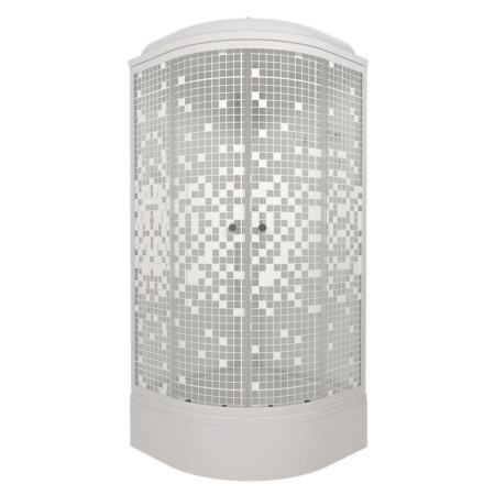 Душевая Кабина Тритон  Мозаика 90*90 В  ДН4 средний поддон 