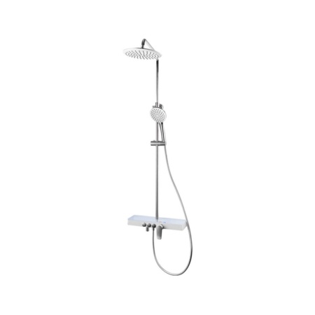 Смеситель для ванны с верхним душем, Shelfy, IDDIS, SHESB3Fi06