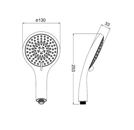 A11251 Лейка для душа 5F