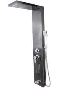 Душевая панель Maxonor MN2523 с функцией гидромассажа черная