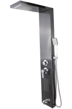 Душевая панель Maxonor MN2523 с функцией гидромассажа черная