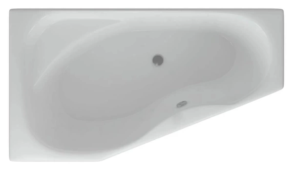 Акриловая ванна Aquatek Медея 170х95 L полный комплект с экраном 