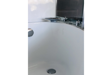 Душевая кабина RB 170ALP-T-CH (прозрачное) левая 170x100x225 профиль хром 